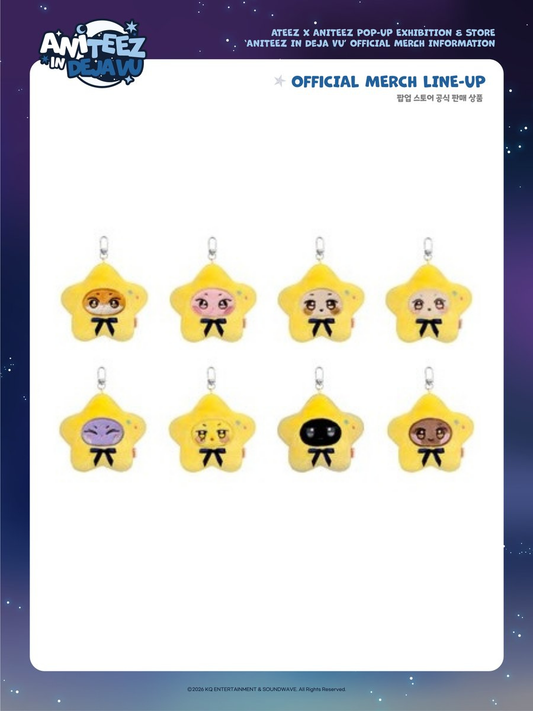 [PREORDER OFFLINE PROXY] ATEEZ [ANITEEZ IN Deja Vu] STAR ANITEEZ KEYRING