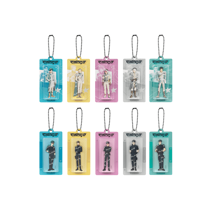 PLAVE <Caligo Pt.2> Official Merch BORN SAVAGE TRADING MINIATURE KEYRING