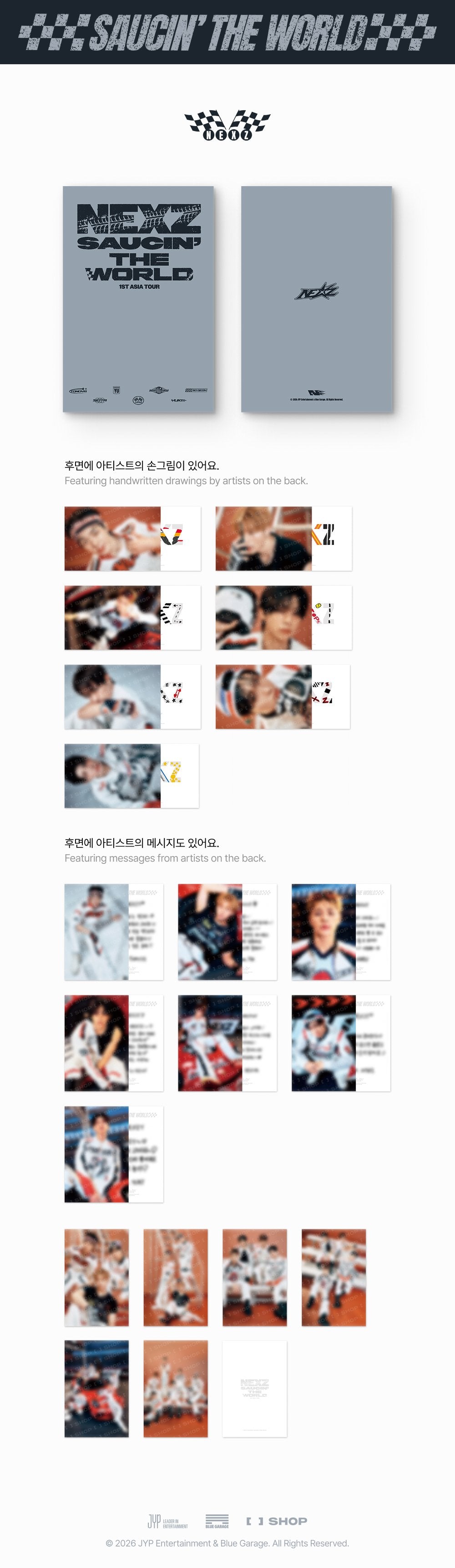 [PREORDER 24/10 CLOSED] NEXZ [SAUCIN' THE WORLD] POSTCARD BOOK