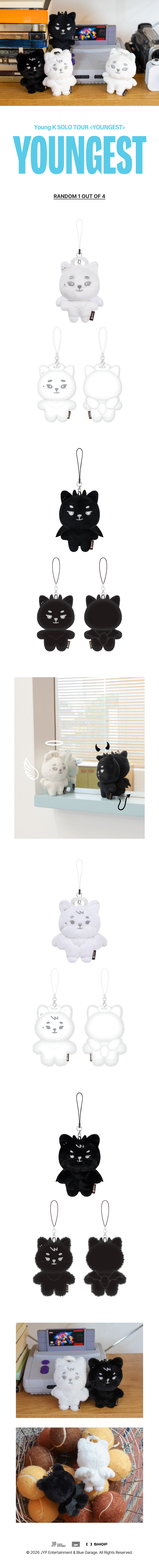 [PREORDER 22/8 CLOSED] YOUNG K Solo Tour <YOUNGEST> in INCHEON DENIMALZ KE SECRET MINI PLUSH KEYRING (17 POINTS)