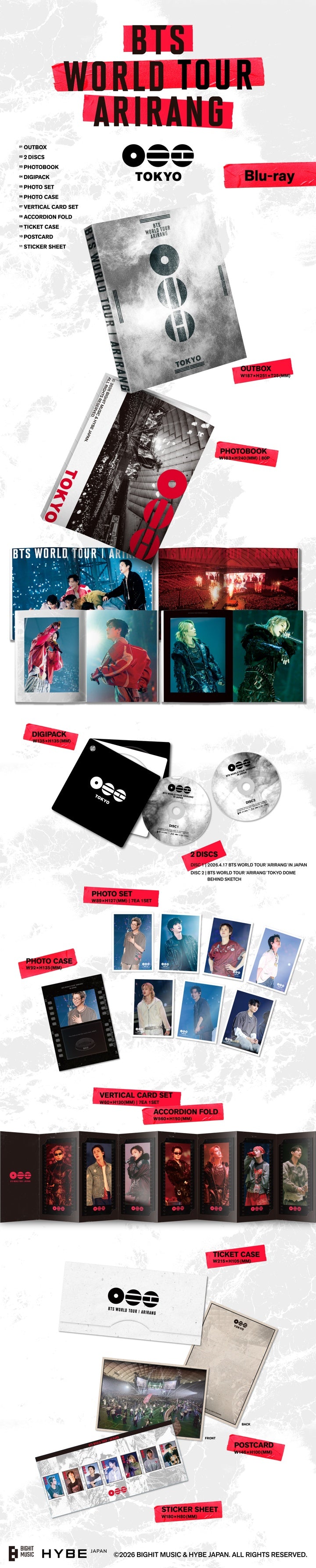 [PREORDER] BTS [ARIRANG] WORLD TOUR IN JAPAN Blu-ray