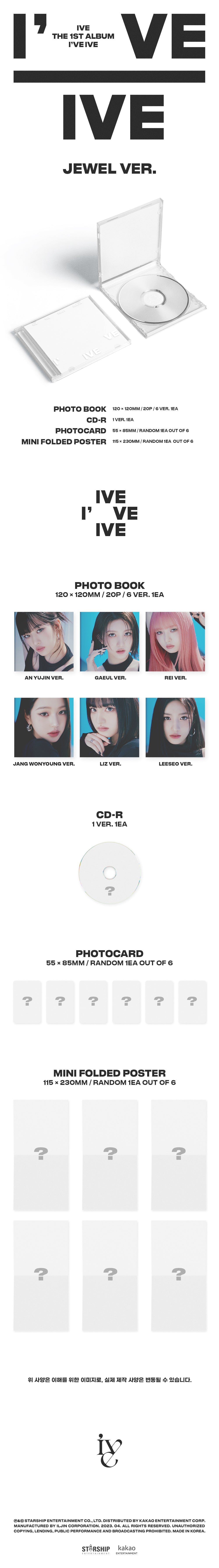 IVE <I'VE IVE> JEWEL CASE