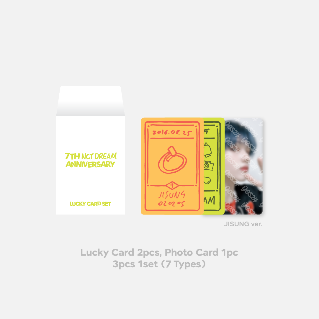 NCT DREAM <7TH ANNIVERSARY> LUCKY CARD SET