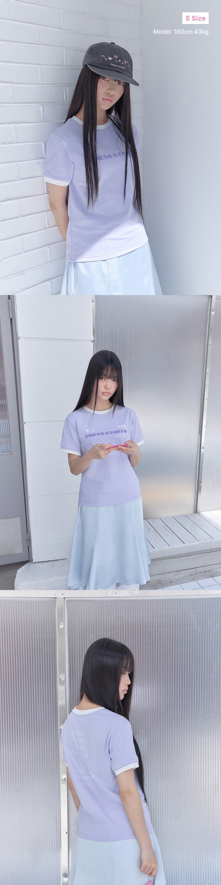 [PREORDER] ILLIT [PRESS START♥ ENCORE] Official Merch S/S T-Shirt