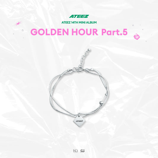 [PREORDER 4/7 CLOSED] ATEEZ <GOLDEN HOUR : Part.5> POP-UP STORE 925 SILVER BRACELET