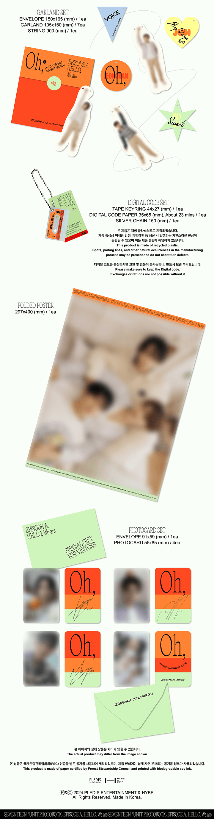 SEVENTEEN 小分队写真集'EPISODE A,B'
