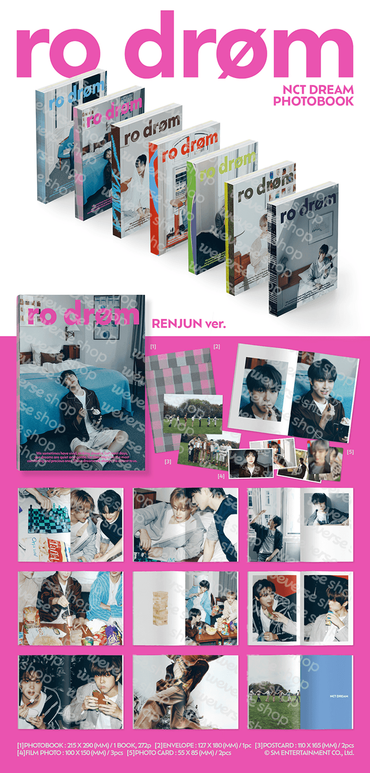 [PREORDER 7/4 CLOSED] NCT DREAM <Ro drøm> PHOTOBOOK