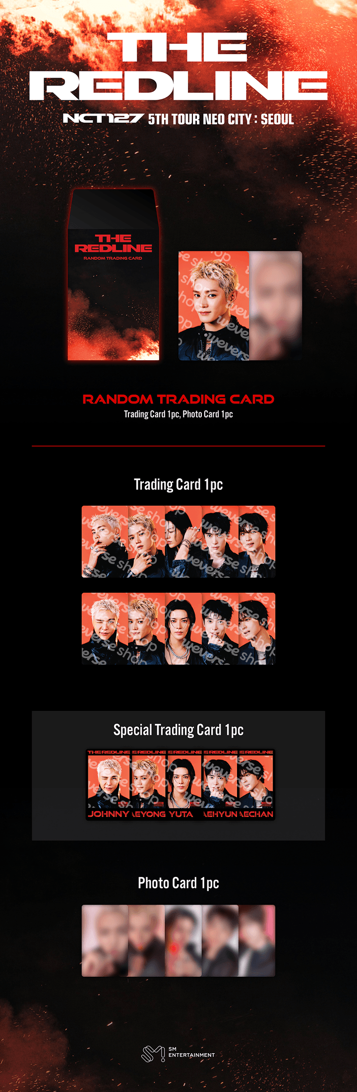 [PREORDER 21/9 CLOSED] NCT 127 [NEO CITY SEOUL: THE REDLINE] TRADING CARD