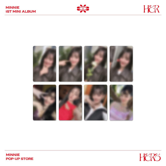 MINNIE <HER> POP-UP PHOTOCARD SET