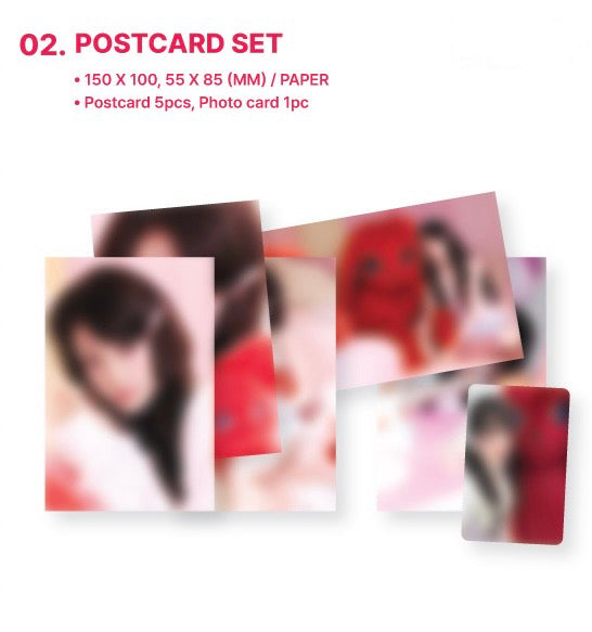 [OFFLINE PROXY 3/10 CLOSED] YUQI CHARACTER POP-UP [TODAY WITH GIGI] POSTCARD SET