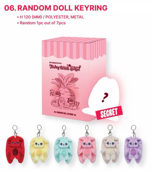 [OFFLINE PROXY 3/10 CLOSED] YUQI CHARACTER POP-UP [TODAY WITH GIGI] RANDOM DOLL KEYRING