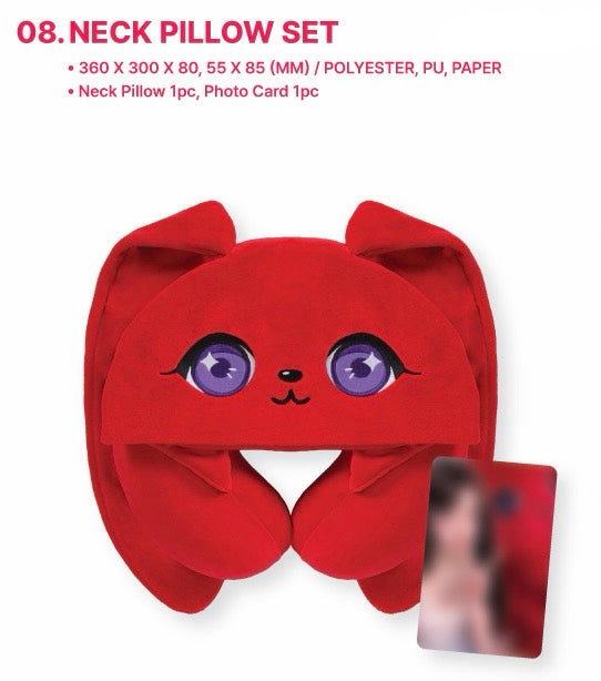 [OFFLINE PROXY 3/10 CLOSED] YUQI CHARACTER POP-UP [TODAY WITH GIGI] NECK PILLOW SET