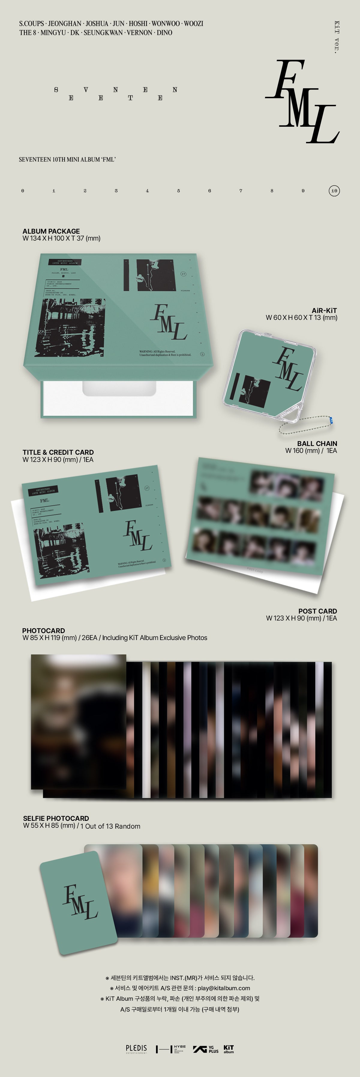 SEVENTEEN <FML> KIT VER