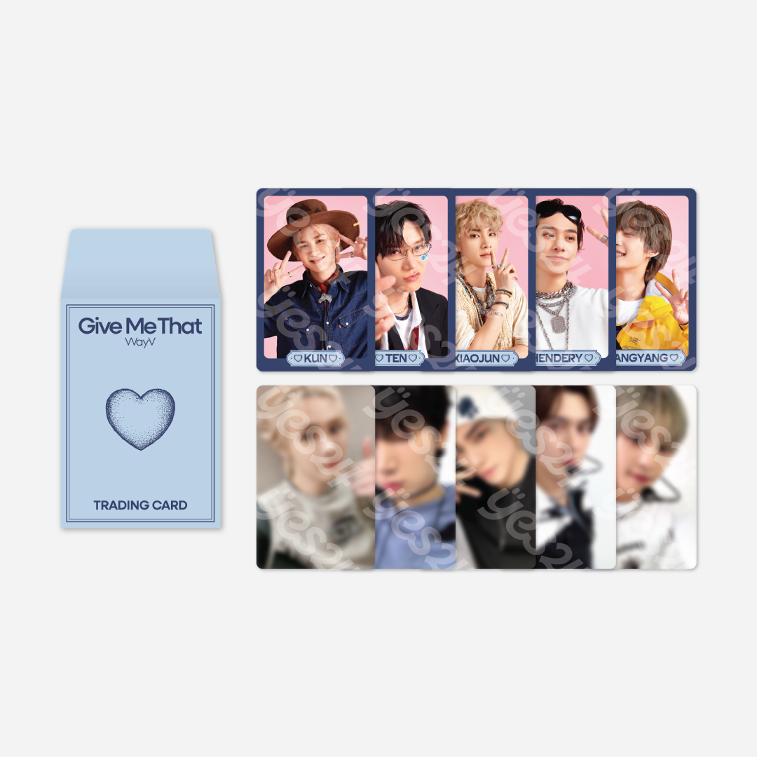 WAYV <GIVE ME THAT> TRADING CARD (BLUE)