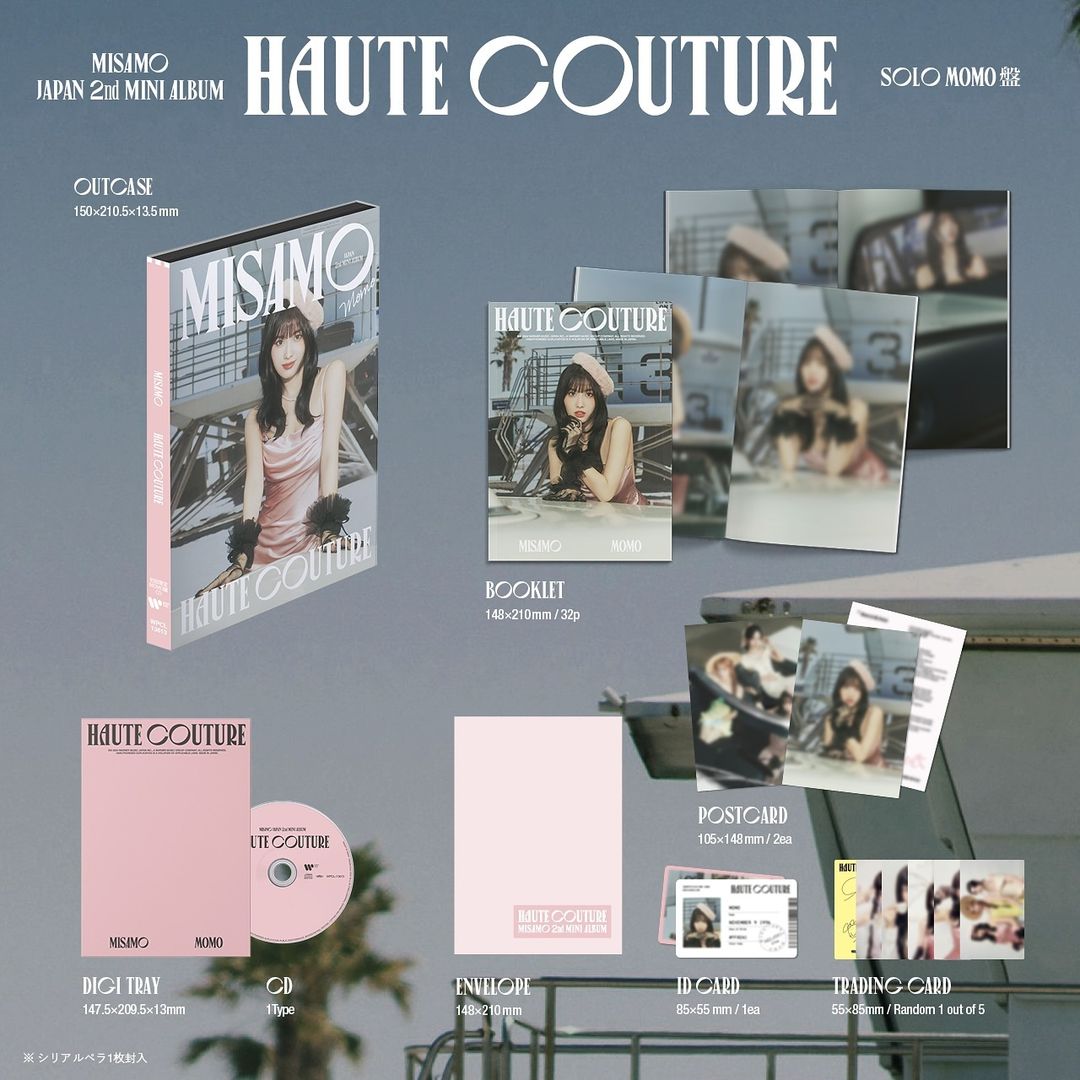 [PREORDER] MISAMO <HAUTE COUTURE> JAPAN 2nd MINI ALBUM SOLO EDITION VER