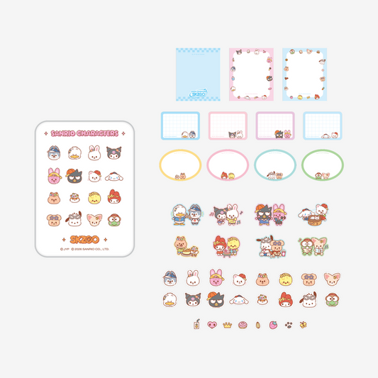 [PREORDER 23/6 CLOSE] STRAY KIDS <SKZOO X SANRIO CHARACTERS> TIN CASE STICKY NOTE SET