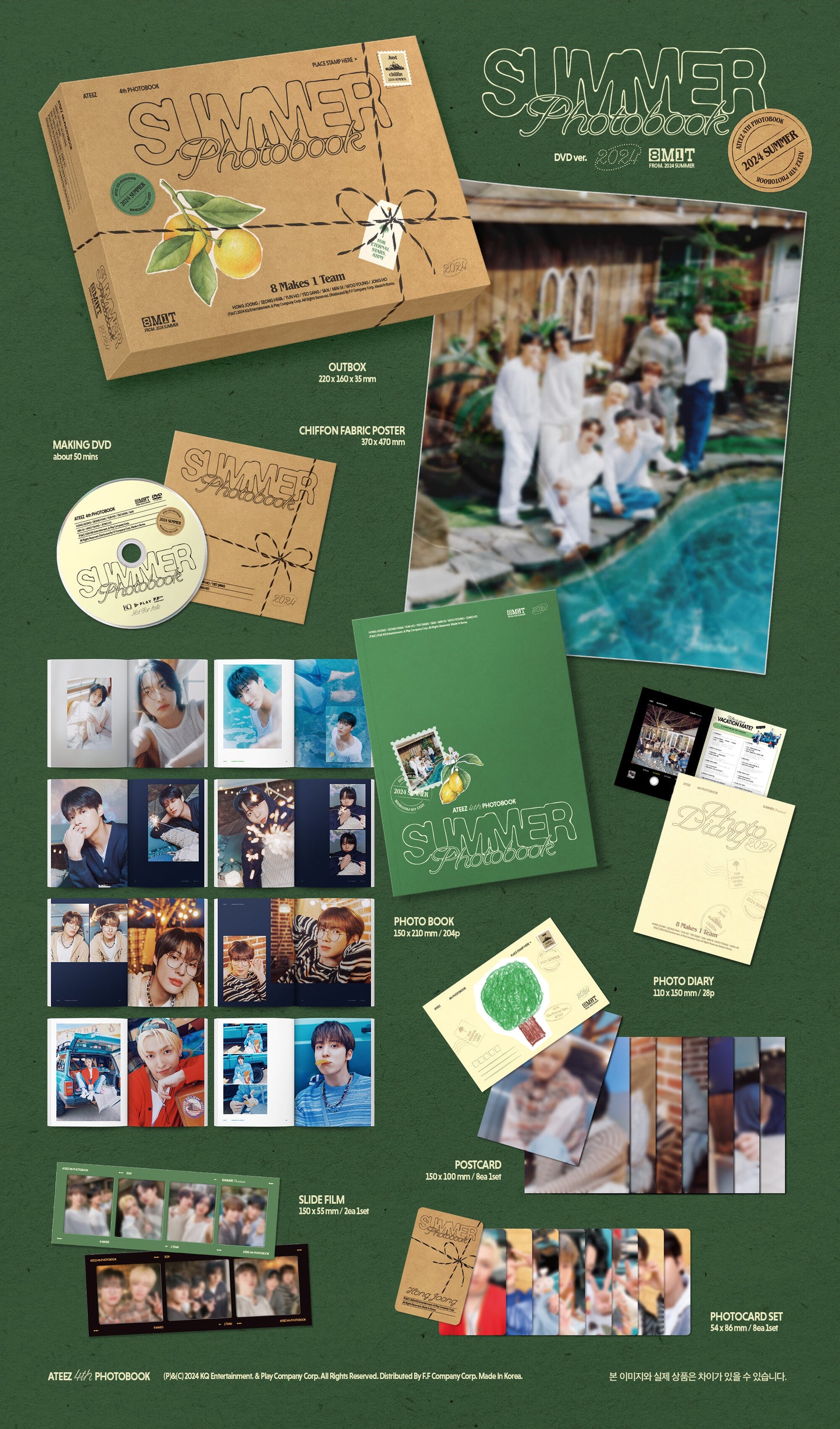 [PREORDER] ATEEZ <2024 SUMMER PHOTOBOOK> DVD VER