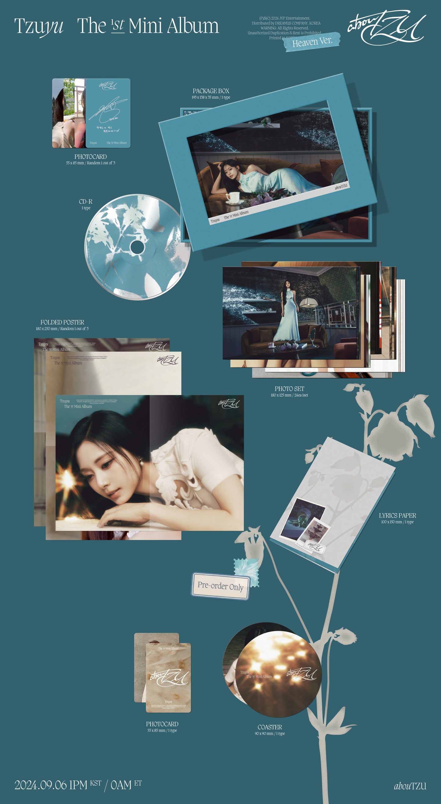 [PREORDER] TZUYU <abouTZU> HEAVEN VER