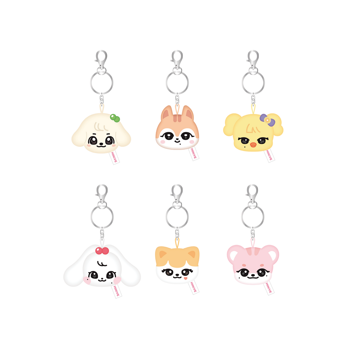 IVE <WELCOME TO MINIVE SCHOOL> MINI FACE KEYRING