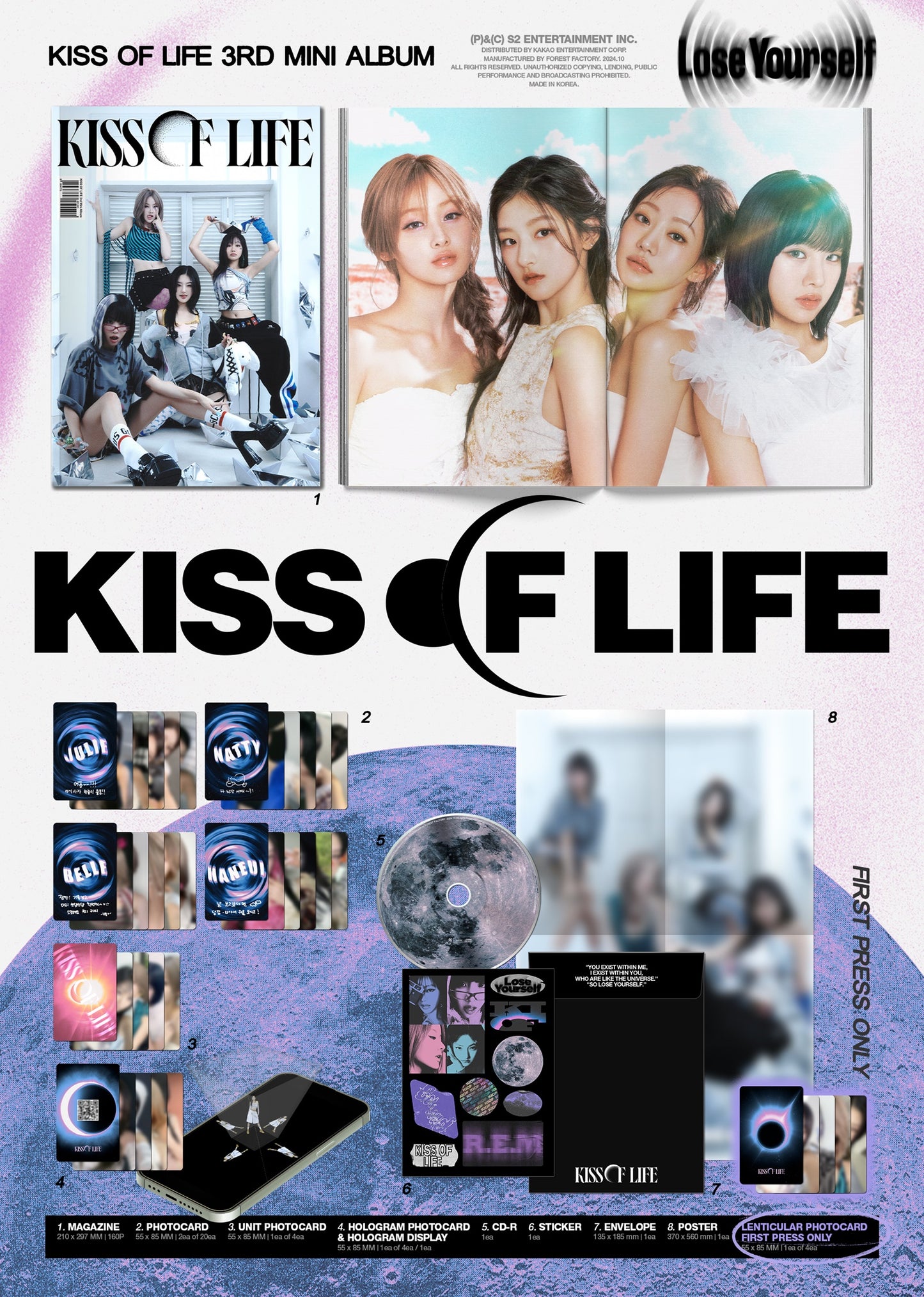 KISS OF LIFE <LOSE YOURSELF> MAGAZINE VER