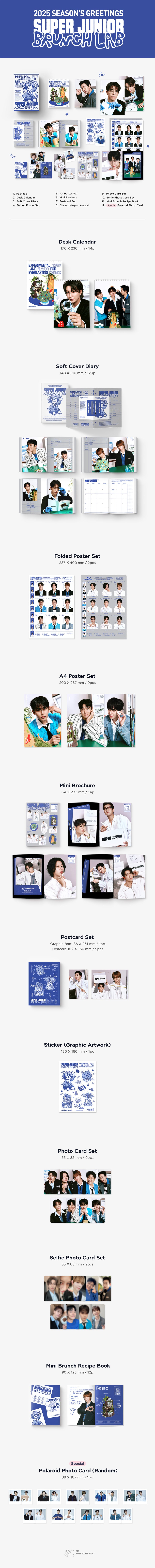 [PREORDER] SUPER JUNIOR <BRUNCH LAB> 2025 SEASON'S GREETINGS