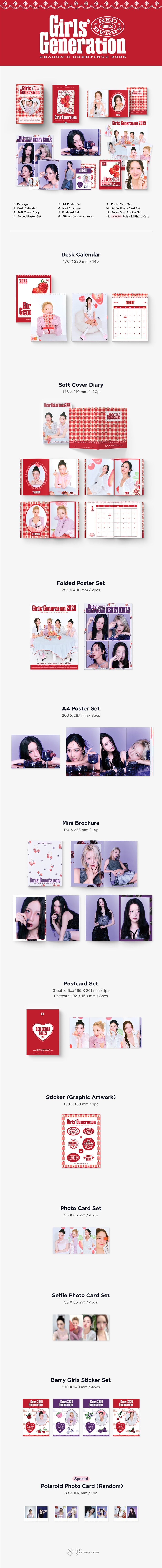 [PREORDER] Girls’ Generation <RED BERRY GIRLS> 2025 SEASON'S GREETINGS