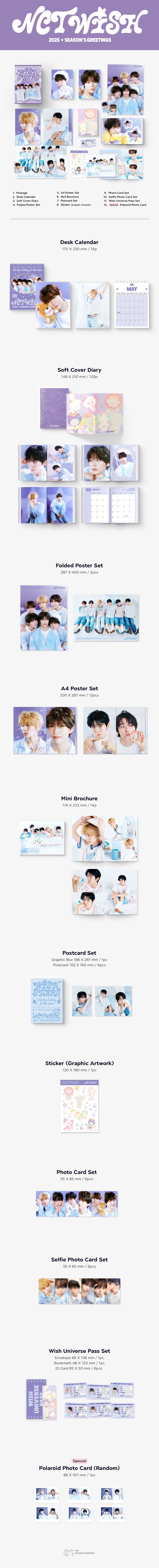 [PREORDER] NCT WISH <WISH STARS> 2025 SEASON'S GREETINGS