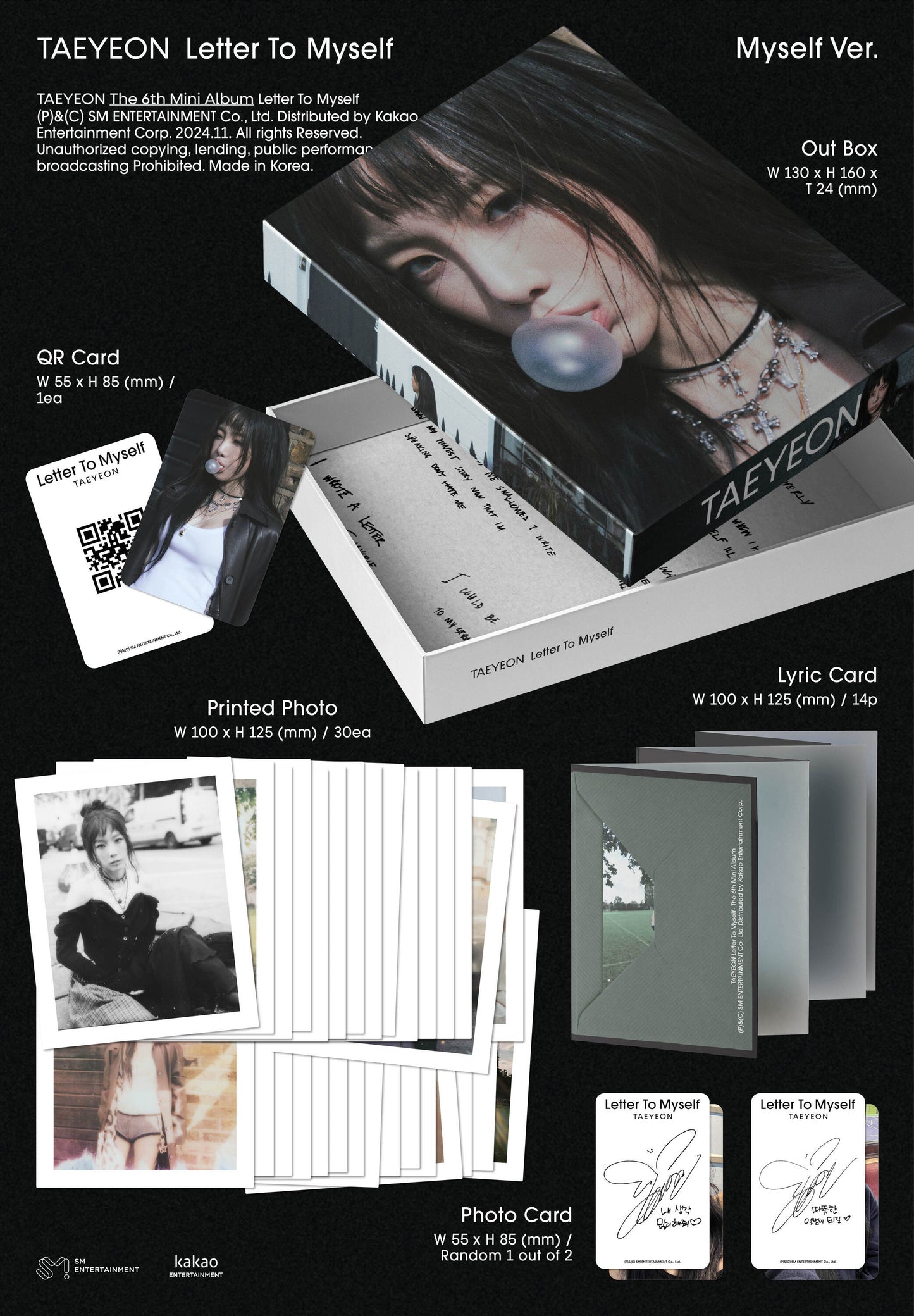 TAEYEON <Letter To Myself> MYSELF VER