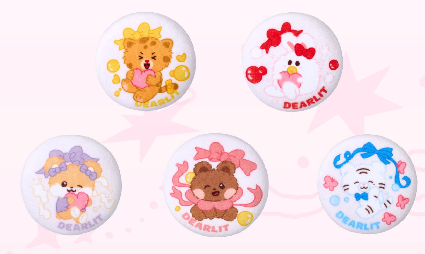 [PREORDER 31/8 CLOSED] ILLIT Official Character [DEARLIT] POP-UP Lucky Draw (Can badge)
