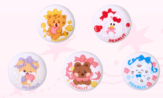 [PREORDER 31/8 CLOSED] ILLIT Official Character [DEARLIT] POP-UP Lucky Draw (Can badge)