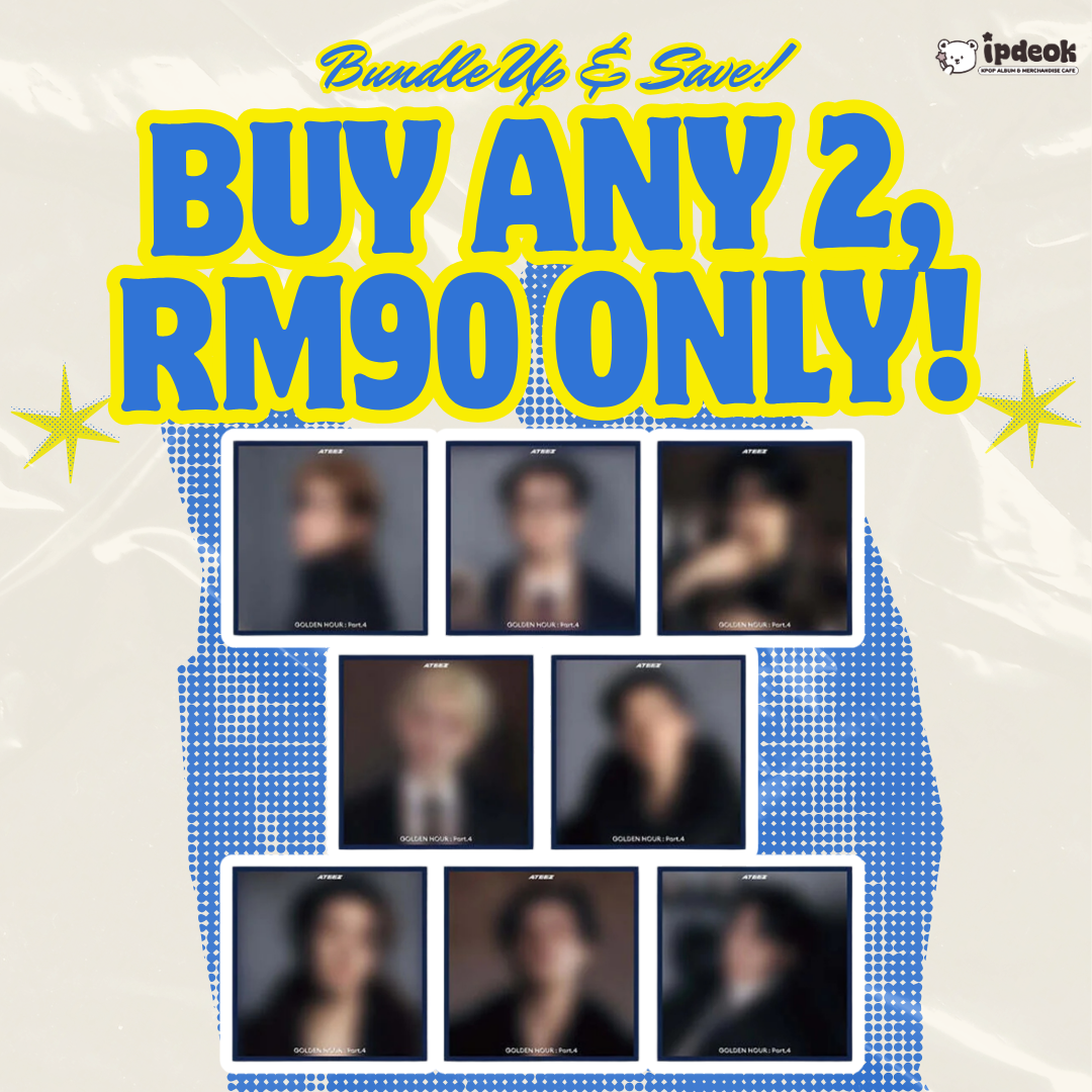 [2 For RM90] ATEEZ <GOLDEN HOUR : Part.4> DIGIPACK VER