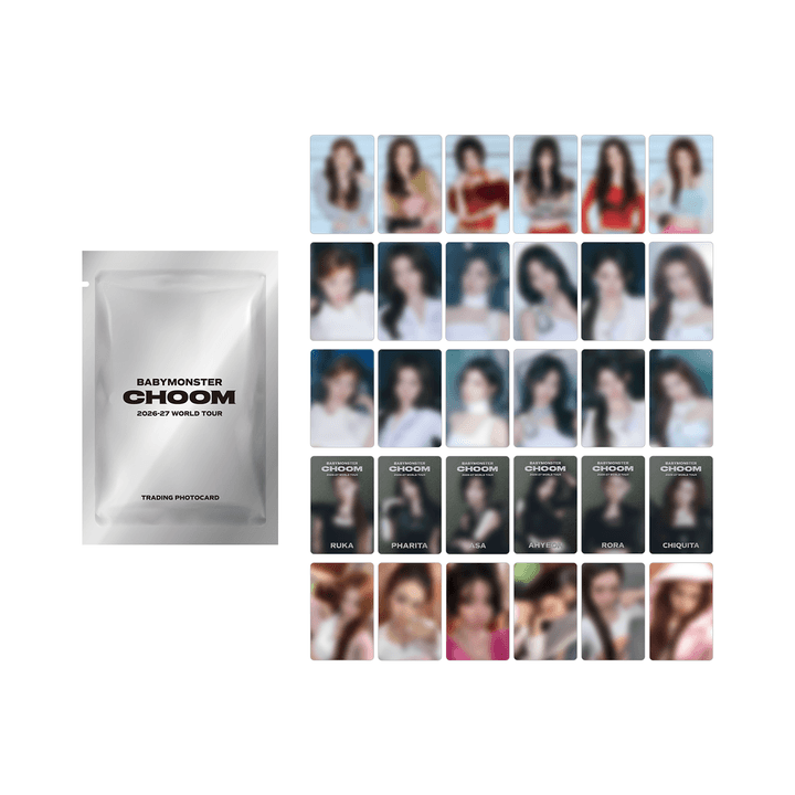 BABYMONSTER WORLD TOUR [DANCE (CHOOM)] IN SEOUL OFFICIAL MD TRADING PHOTOCARD