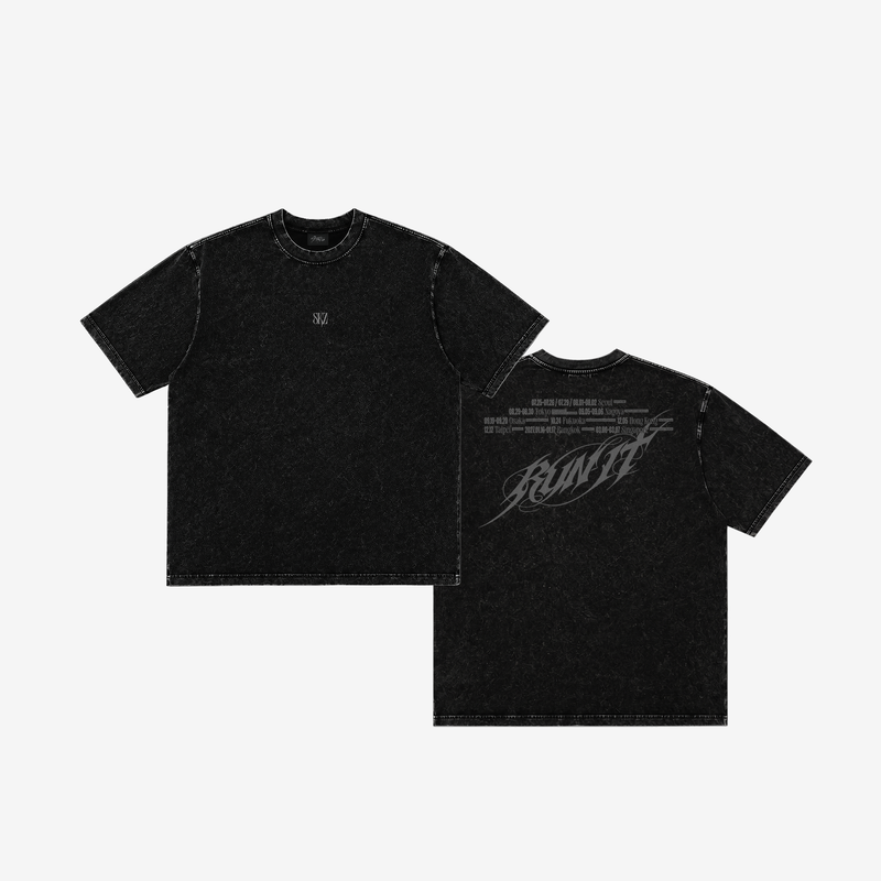 [PREORDER OFFLINE PROXY] STRAY KIDS <RUN IT> T-SHIRT (48 POINTS)