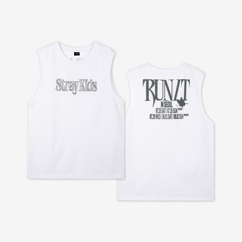 [PREORDER OFFLINE PROXY] STRAY KIDS <RUN IT> SLEEVELESS TOP (46 POINTS)
