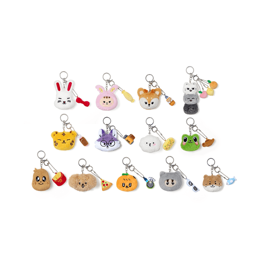 SEVENTEEN <MINITEEN HOUSE PARTY> Face Plush Keyring