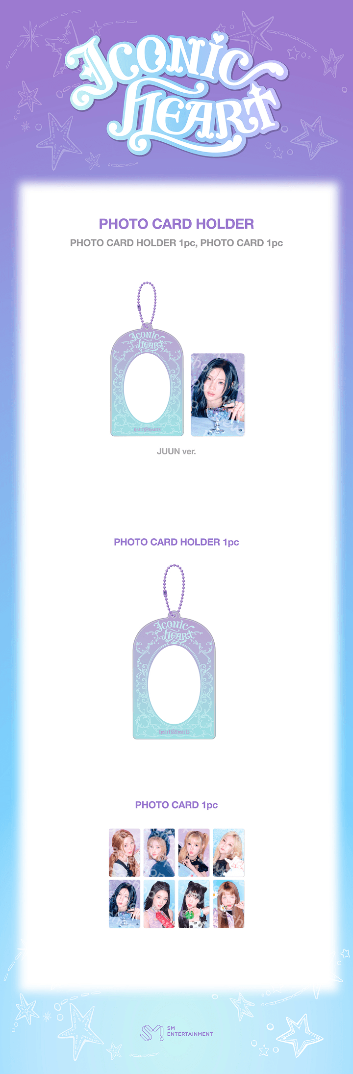[PREORDER 31/10 CLOSED] HEARTS2HEARTS [ICONIC HEART] OFFICIAL MD PHOTO CARD HOLDER