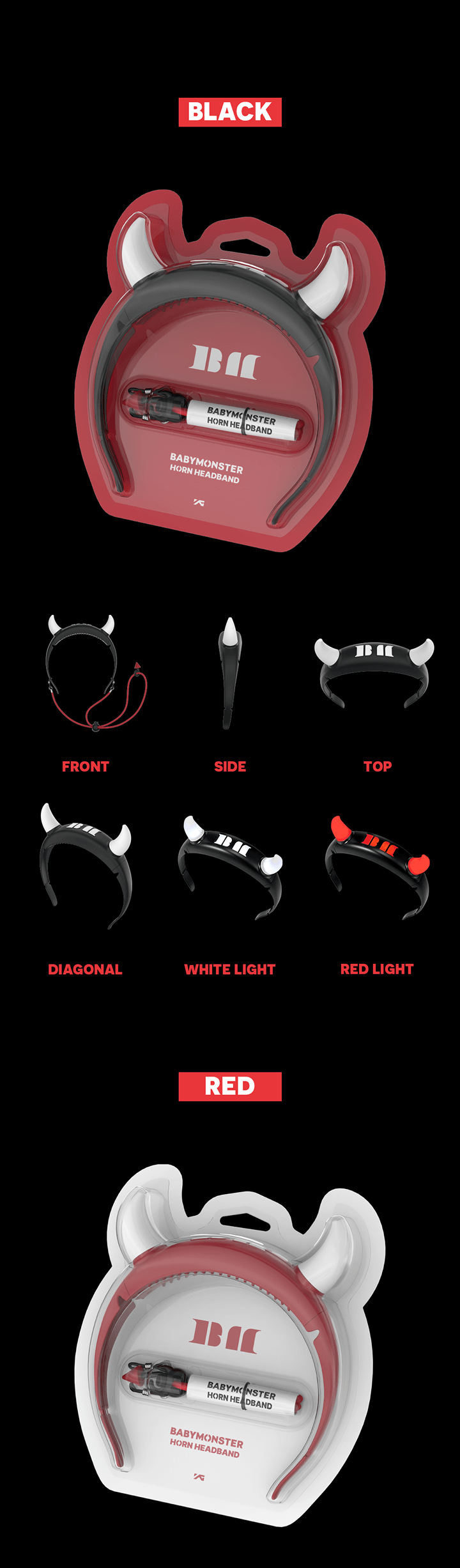 [PREORDER] BABYMONSTER OFFICIAL HORN HEADBAND