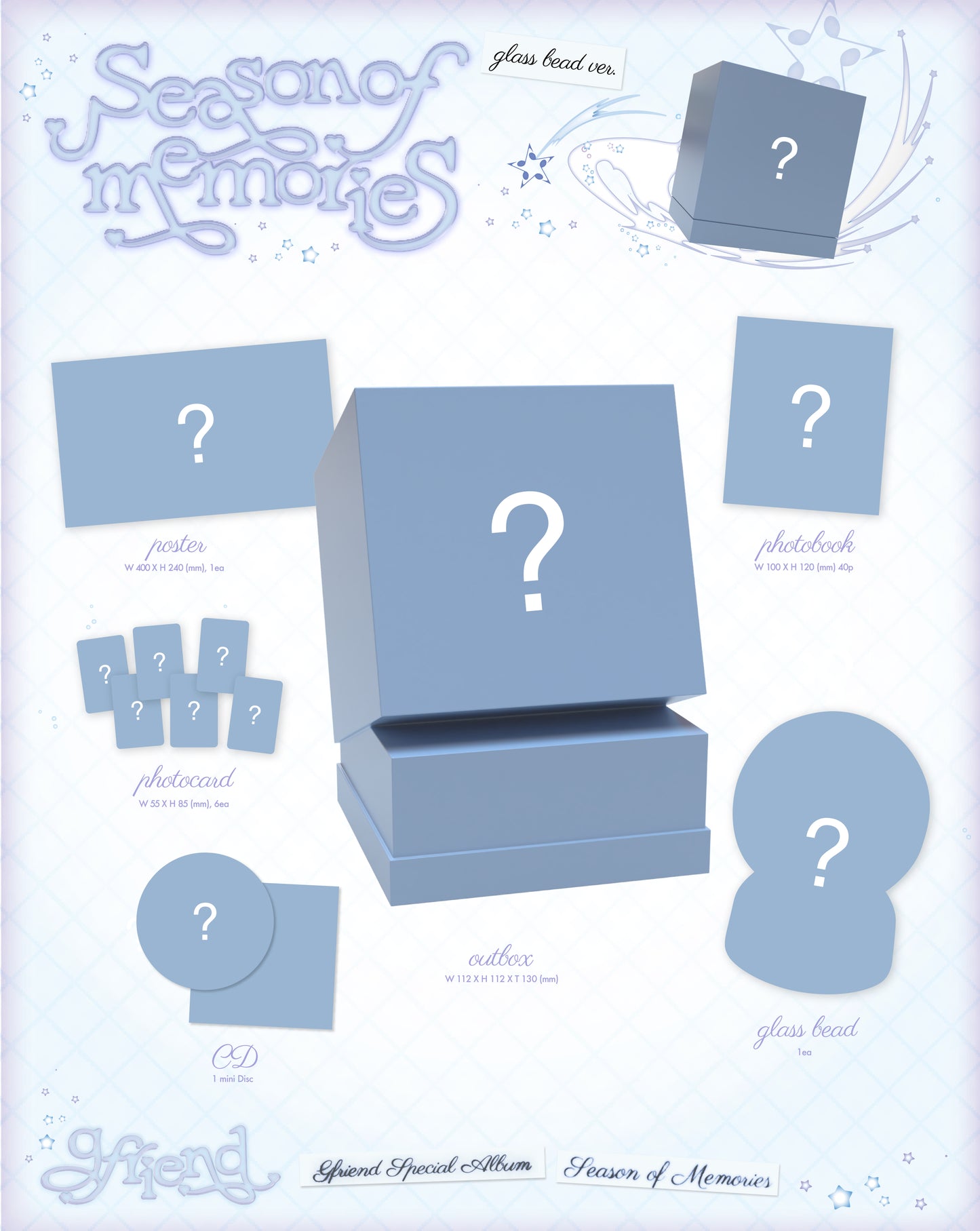 [PREORDER] GFRIEND <Season of Memories> Special Album (Glass Bead ver)