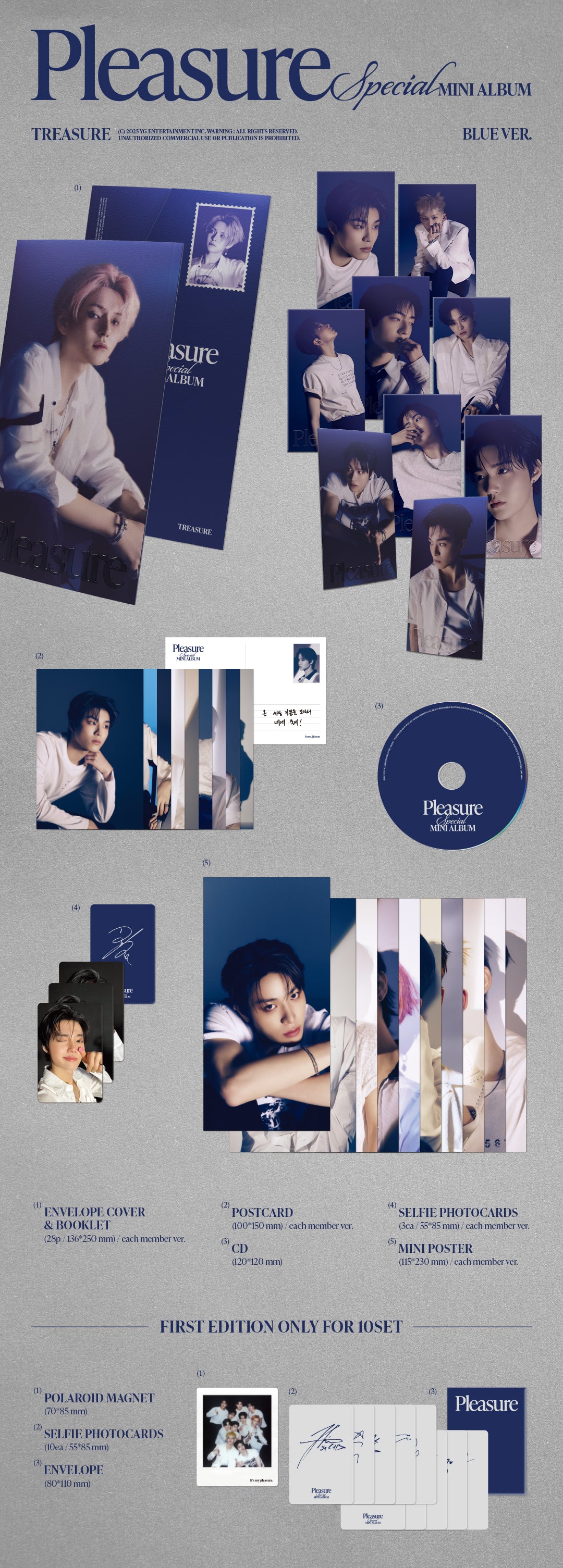 TREASURE <PLEASURE> BLUE VER