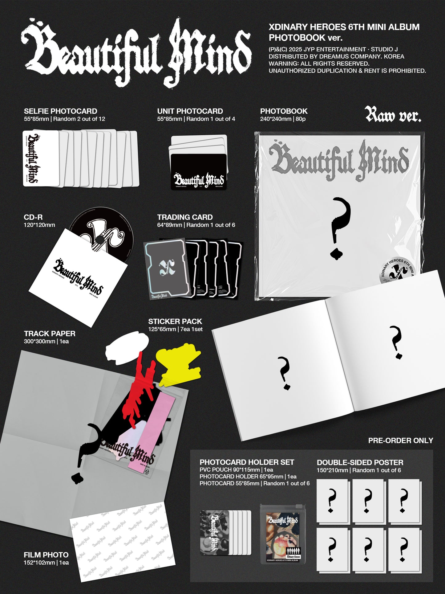 【预购】XDINARY HEROES<beautiful mind></beautiful>