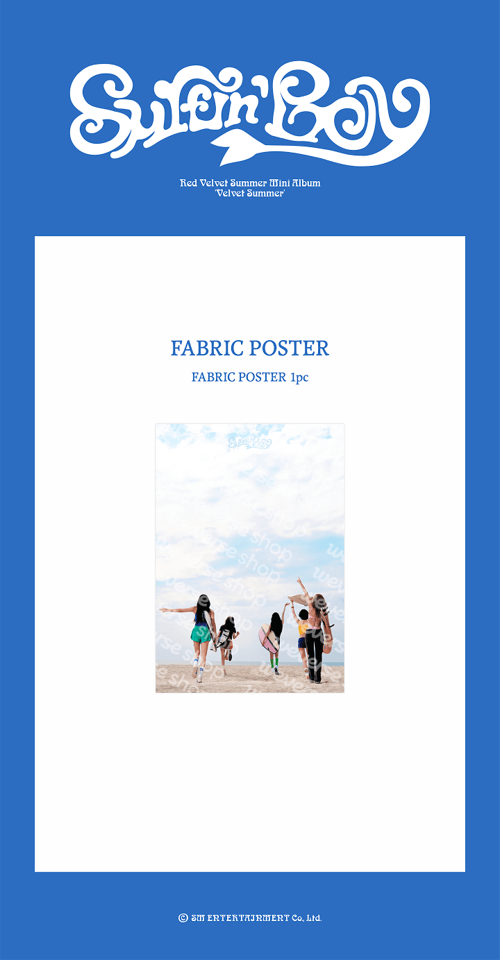 [PREORDER 15/8 CLOSED] RED VELVET [Velvet Summer] Official Merch FABRIC POSTER