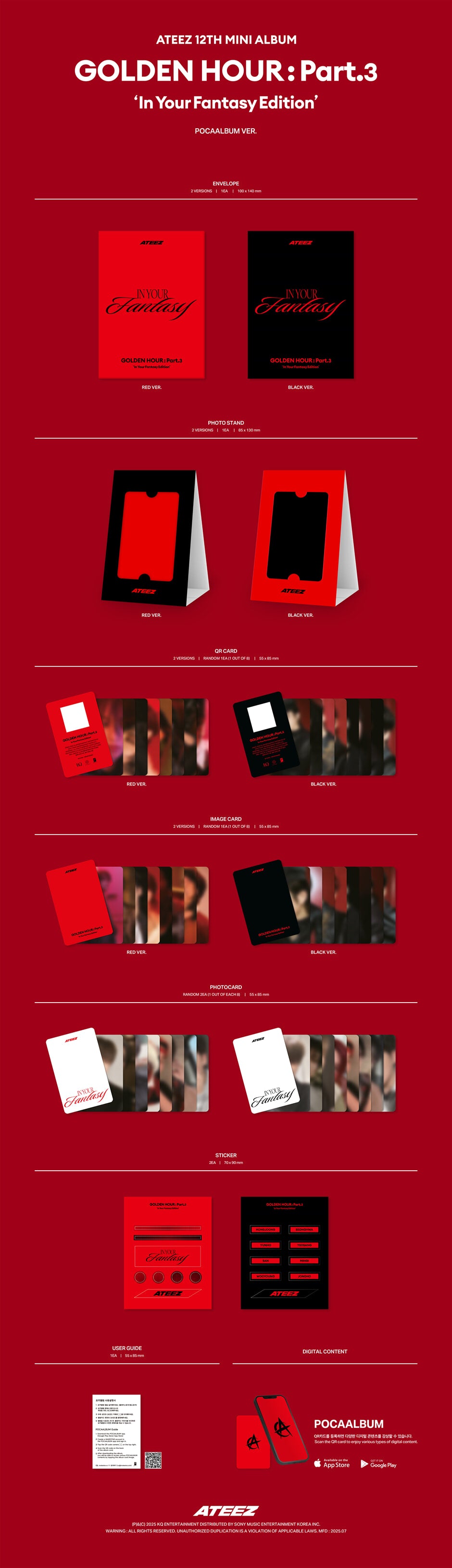 ATEEZ<golden hour part.3 in your fantasy edition :=""></golden>