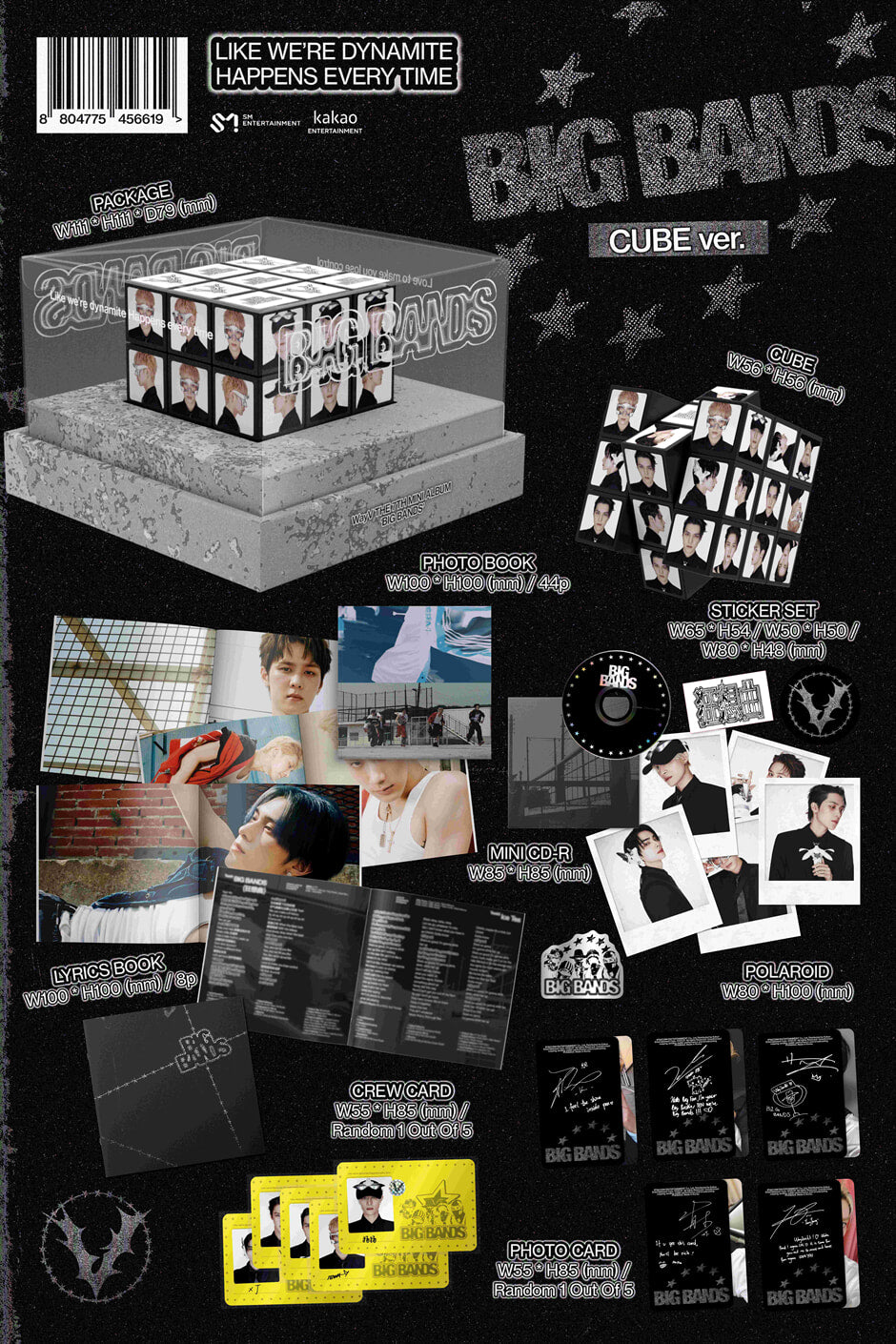 WAYV <BIG BANDS> CUBE VER