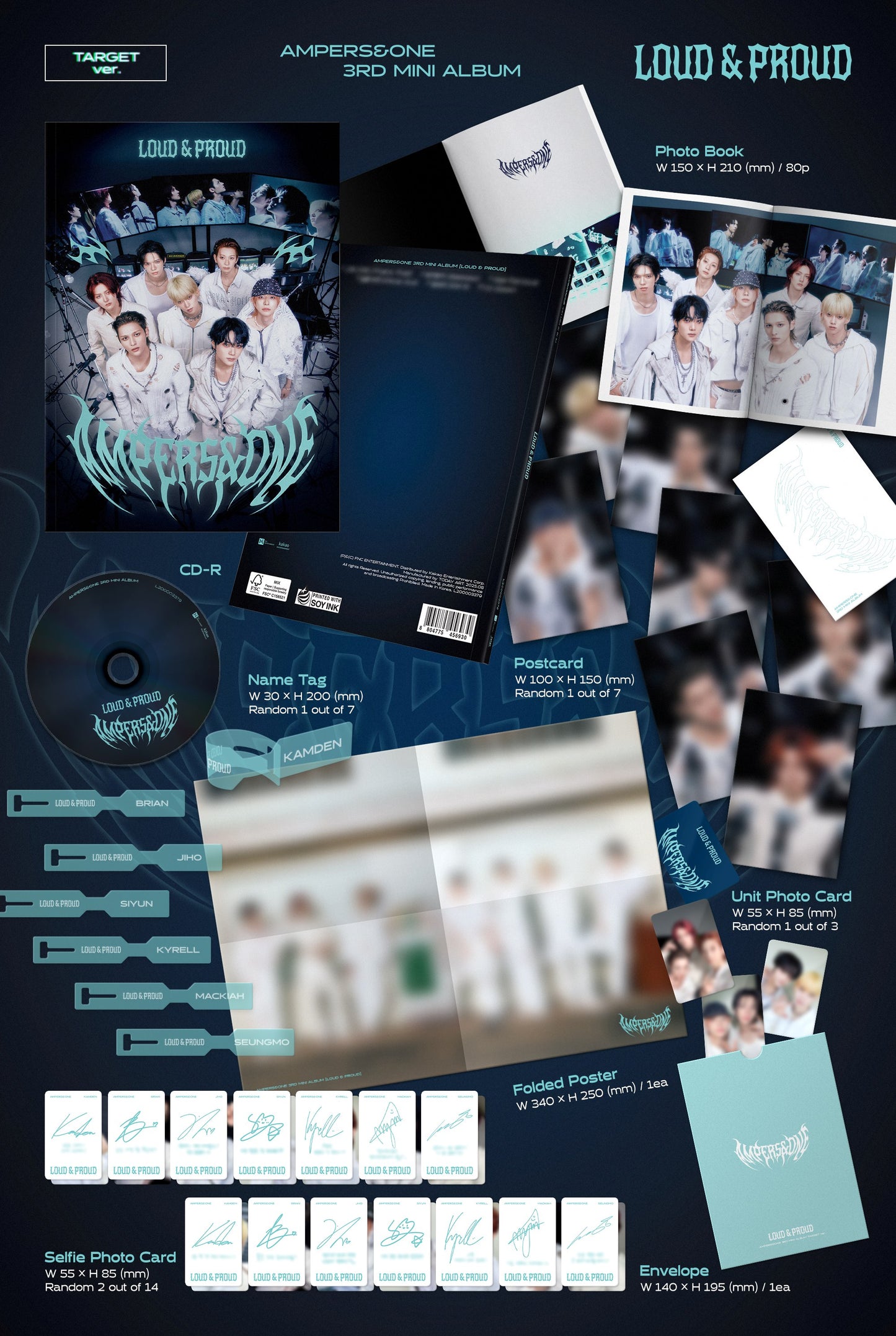 [PREORDER] AMPERS&ONE <LOUD & PROUD> (RANDOM)