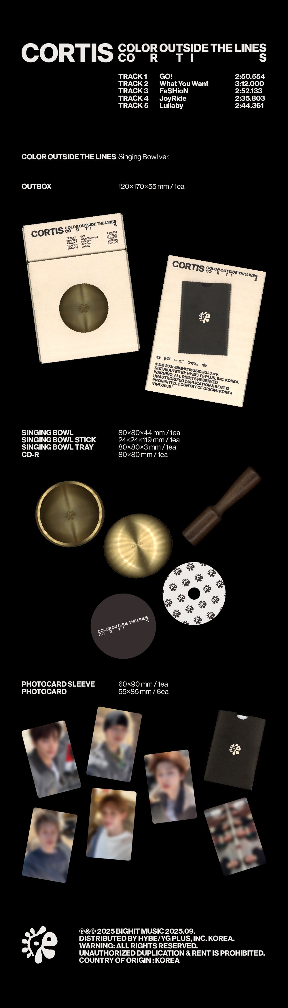 CORTIS <COLOR OUTSIDE THE LINES> Singing Bowl ver.