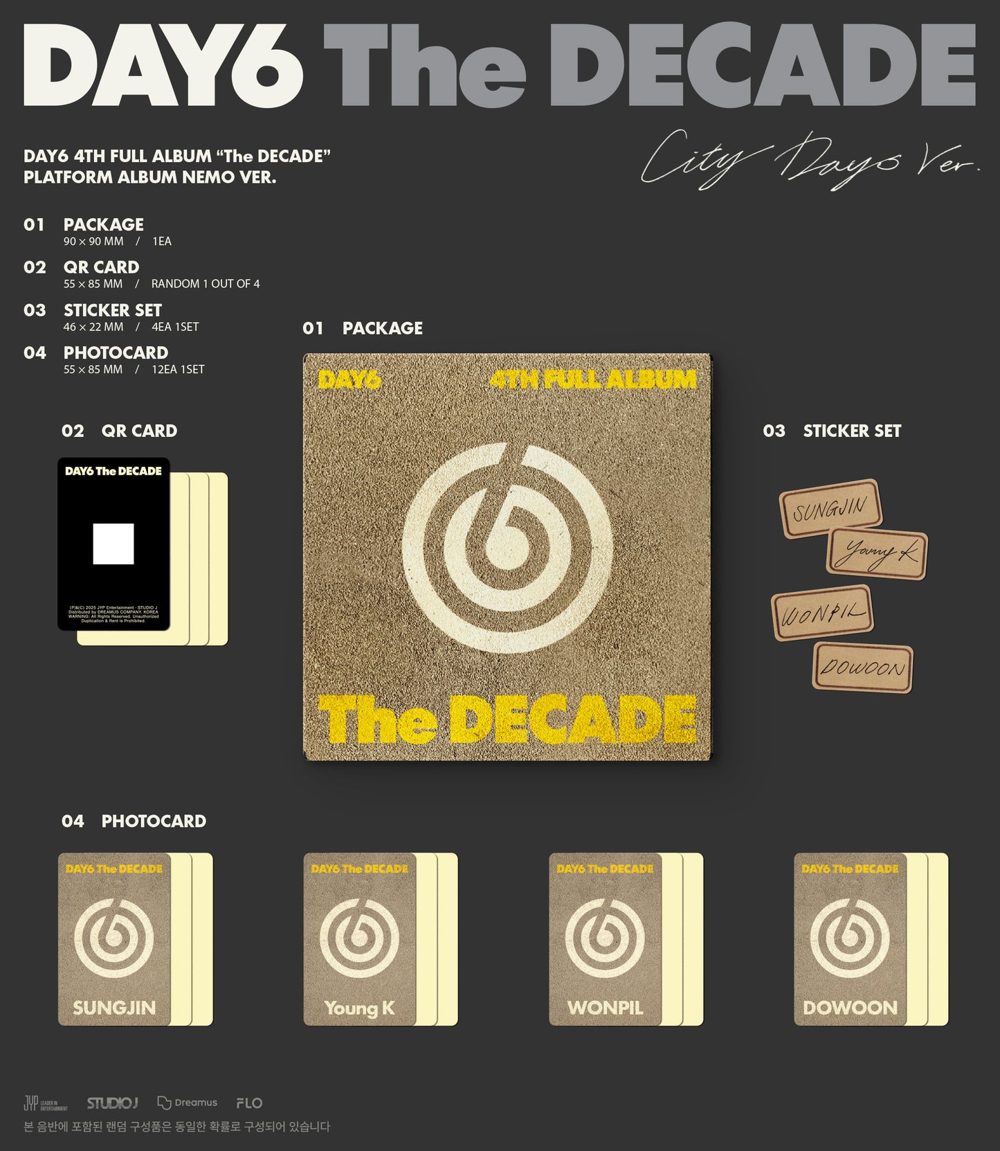 DAY6 <The DECADE> Platform Album Nemo ver