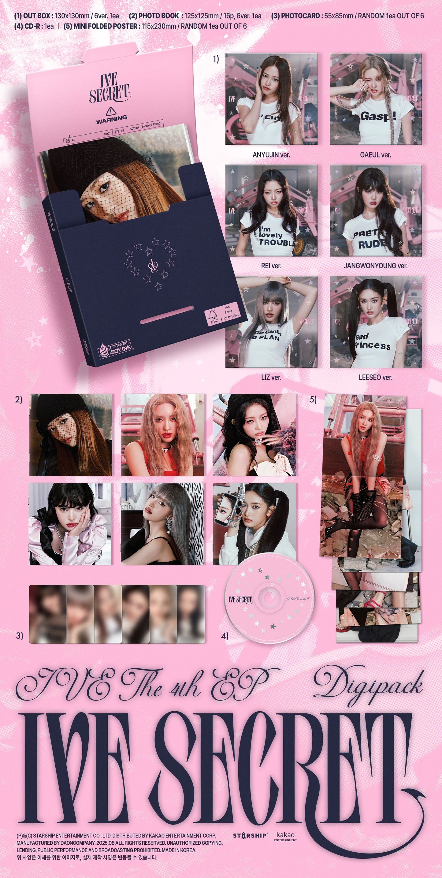 IVE <IVE SECRET> DIGIPACK VER