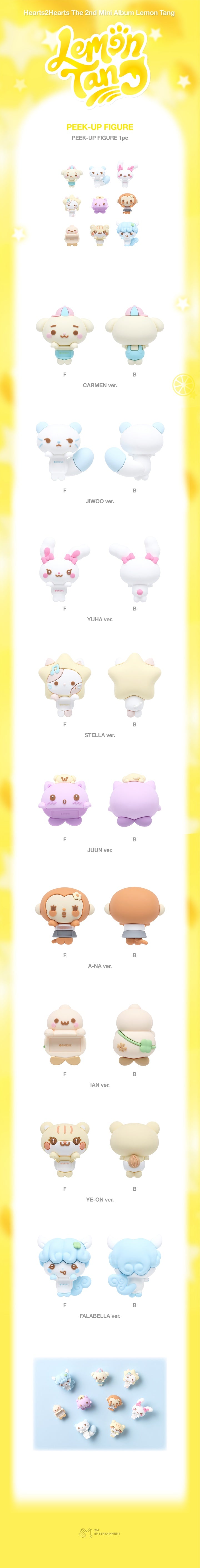 [PREORDER 20/7 CLOSED] HEARTS2HEARTS <LEMON TANG> OFFICIAL MERCH PEEK-UP FIGURE