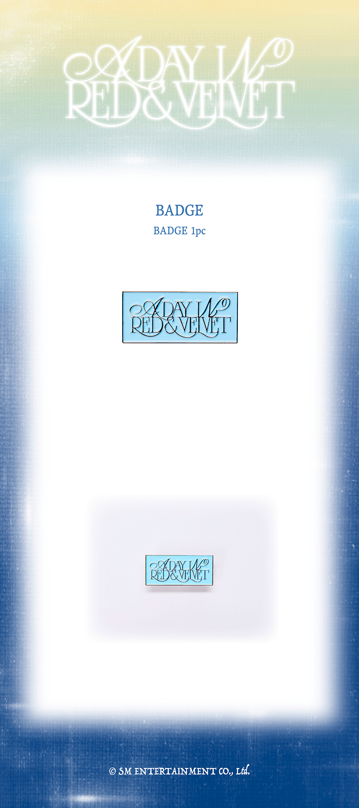 [PREORDER] RED VELVET <A Day in Red & Velvet> FAN-CON BADGE