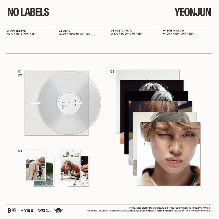 [PREORDER] YEONJUN <NO LABELS: PART 02> LP VER